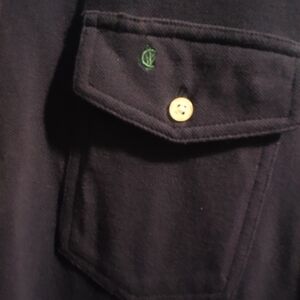 Criquet Navy Men's Long Sleeve Shirt Size Medium